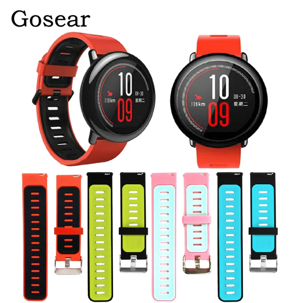 Replacement Sports Silicone Watch Band For Huawei AMAZFIT, Wrist Strap For Smart Watch