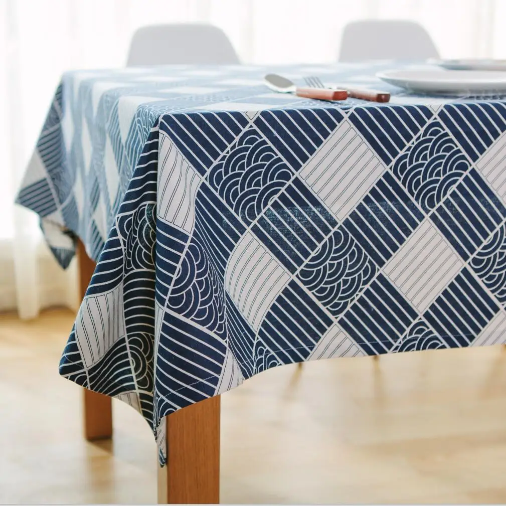 New Table Cloth Linen Rural Square Tablecloths Rectangular