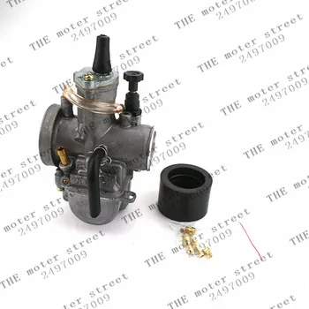 

free shipping 2T 4T Universal Koso Motorcycle Carburetor Carburador 28 mm With Power Jet For Racing Moto