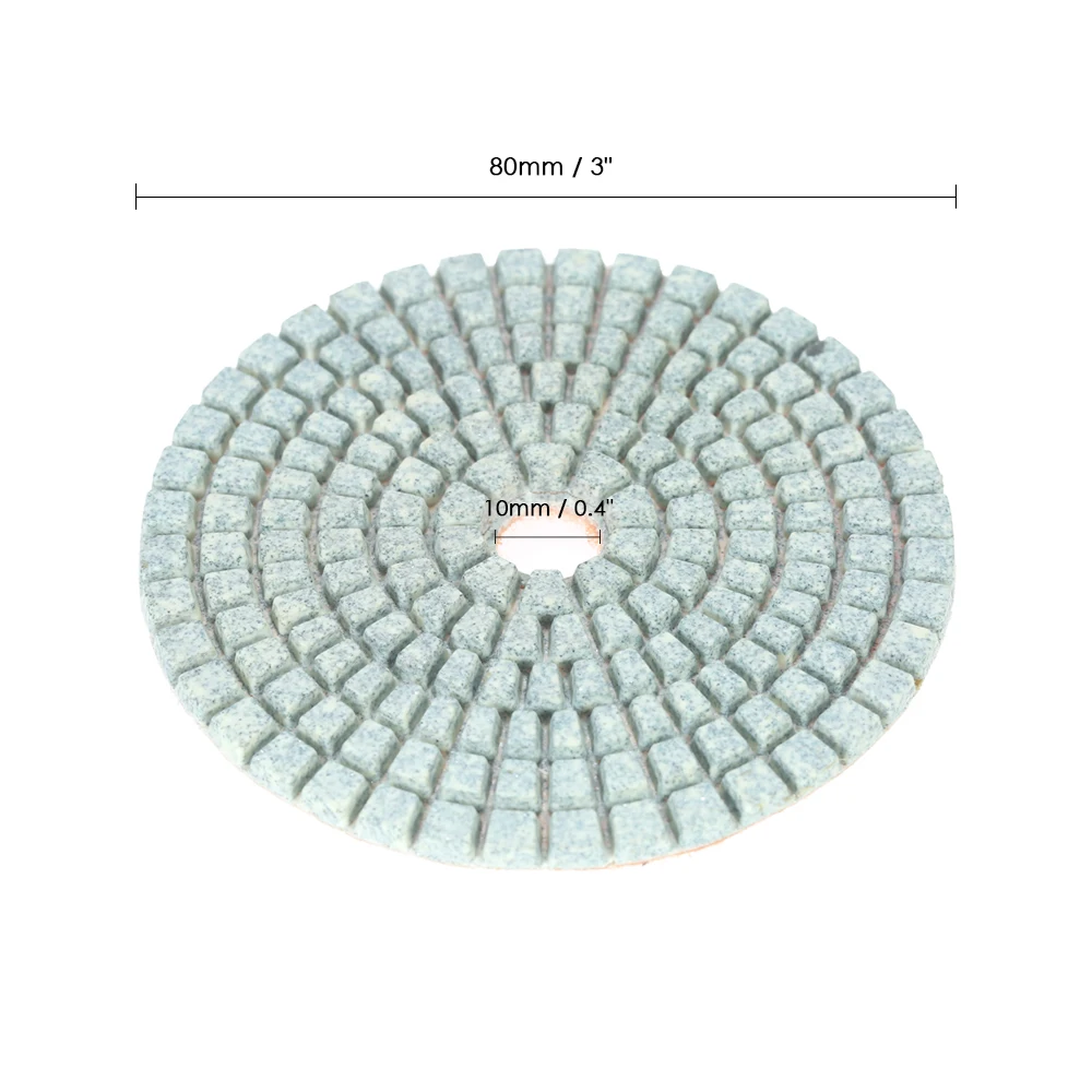 10 шт. 3 "алмазные гибкие мокрой полировки шинковки + 1 шт. бэк-pad для Гранит Мрамор камень керамика плитки бетона