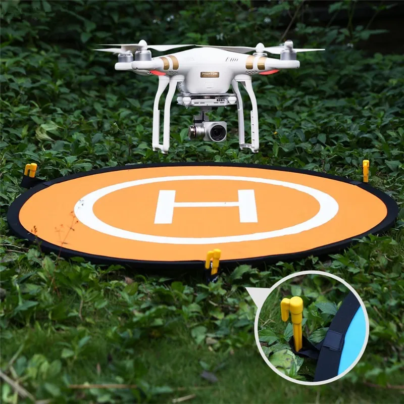 55 см быстро складывающаяся посадочная площадка Универсальный FPV Дрон парковка фартук складывающийся коврик для DJI Spark Mavic Pro FPV гоночного дрона аксессуары
