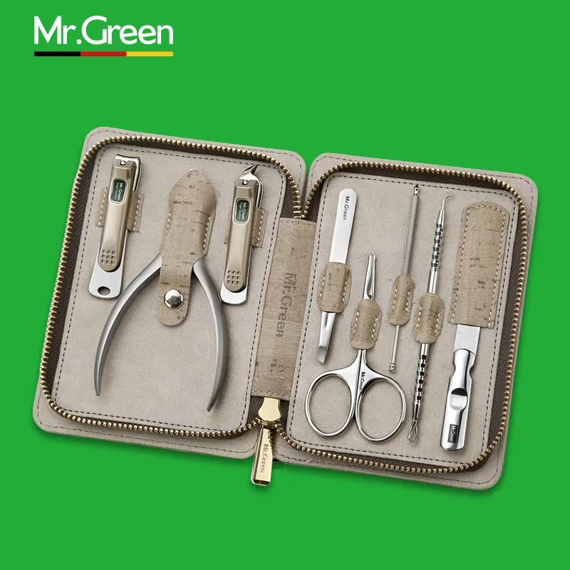 Mr.Green grooming kit Nail clipper set finger scissors finger set stainless steel manicure tools 1 set 9 piece garden tools scissors shovel harrow home supply stainless steel