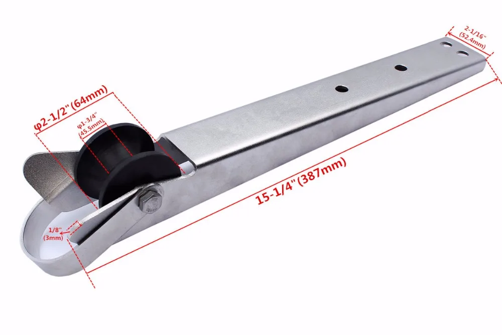 Лук Якорный Ролик из нержавеющей стали самозапуск сверхмощный лук ролик лодка аксессуары морской