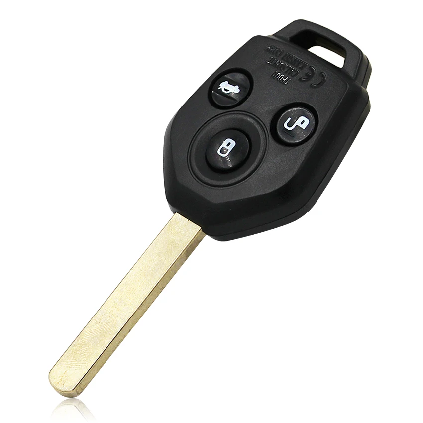 3 кнопки дистанционного управления ключ автомобильный смарт ключ-брелок 433 МГц с чипом 4D62 неразрезанное лезвие для Subaru Forester 2008 2009 2010