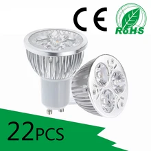 Светодиодный MO 22 шт. прожектор 3 Вт, 4 Вт focos светодиодный techo foco светодиодный GU10 мини-прожектор led белый для использования в помещении