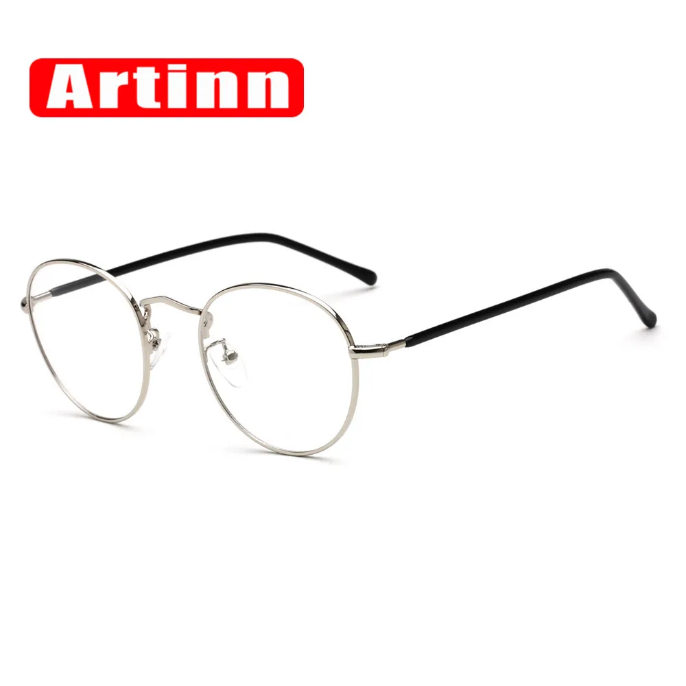 

Luxury Brand Designer Light Round Optical Glasses Full Thin Frame Women Oversized Myopia EyeWear Metal Retro Men Eyeglasses Rack
