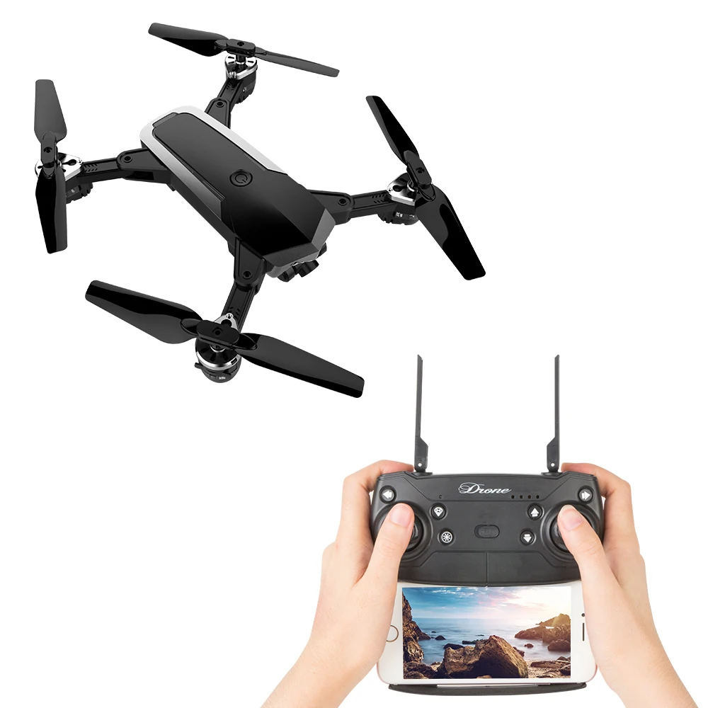 

JD-20S Multicopter Mini RC Quadcopter Foldable Drone WIFI FPV 2MP HD Camera 360 Flip RTF Drone Helicopter Mobile Control