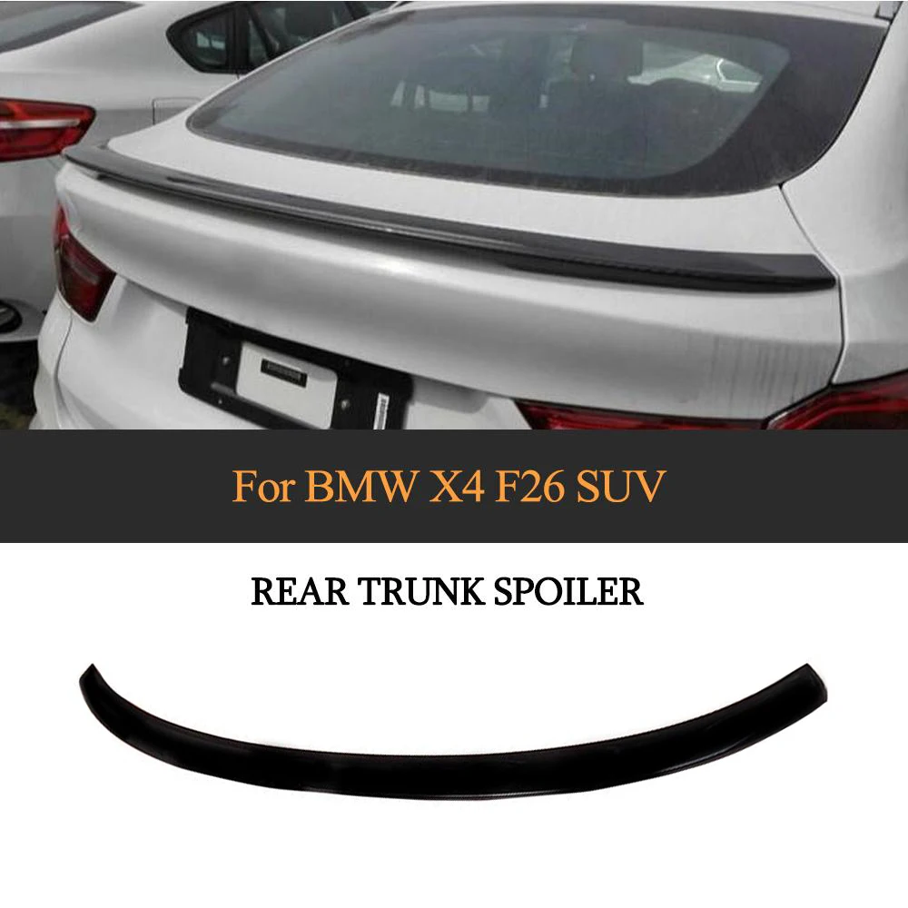 

Glossy Car Rear Trunk Spoiler Wing Lip for BMW F26 X4 2014 - 2017 Car Sticker Spoiler ABS Glossy Black /White Painted Blank