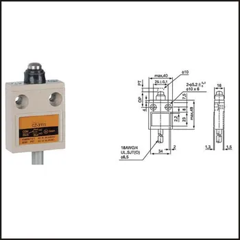 

Switch travel limit switch 15A Electrical Safety Key Interlock switch Compact Prewired switch CZ-3111