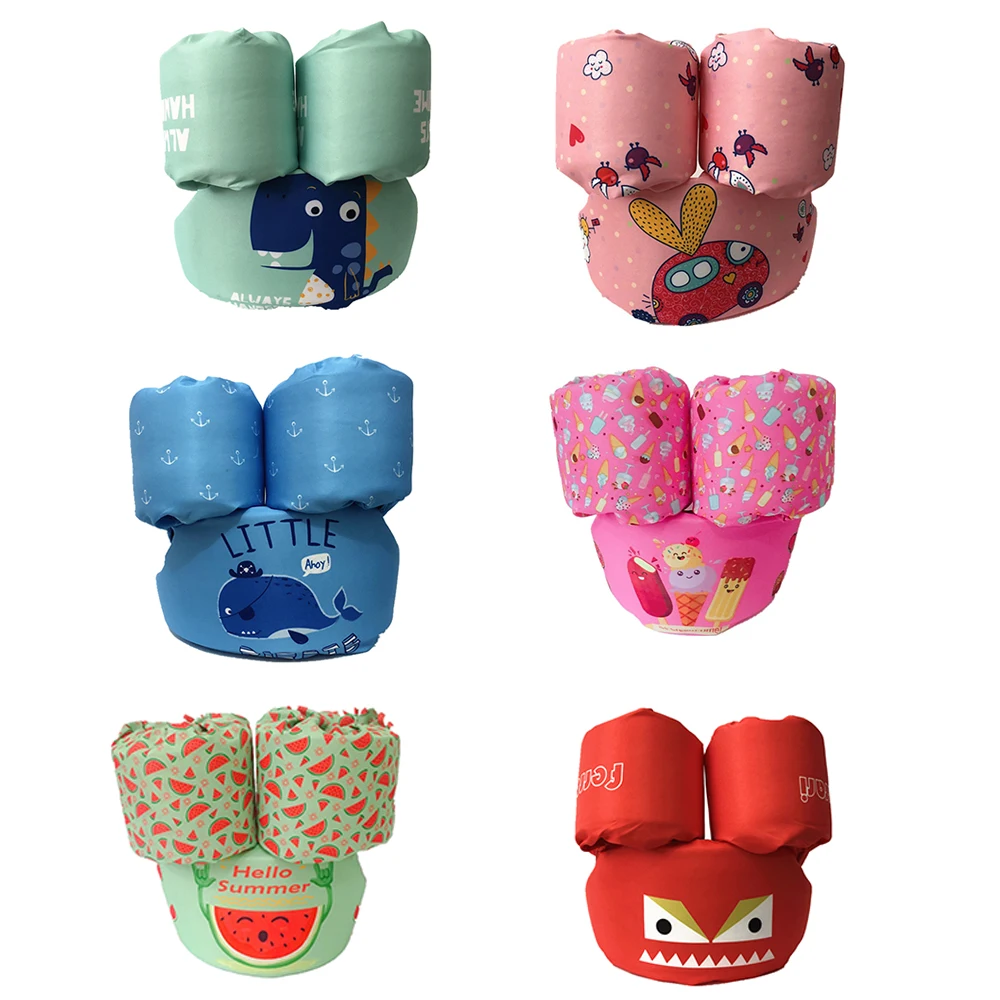 

puddle jumper Baby life vest Cute Cartoon Buoyancy Vest Arm ring Safety Float Vest for Kids Baby Ring Pool Accessory Toys