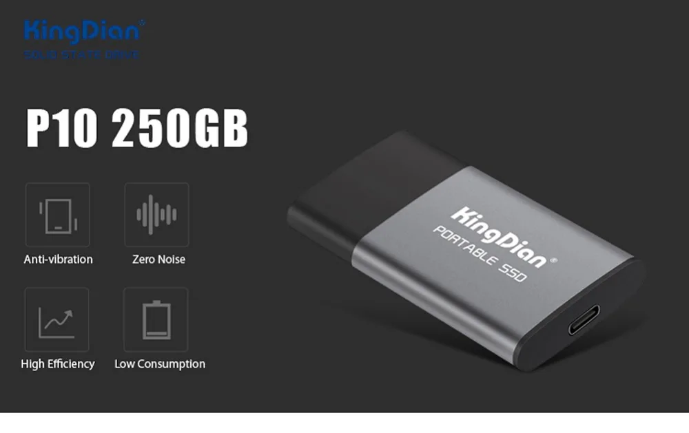 KingDian внешний твердотельный накопитель USB3.1 USB3.0 120 ГБ 250 500 1 ТБ жесткого диска Портативный твердотельный накопитель