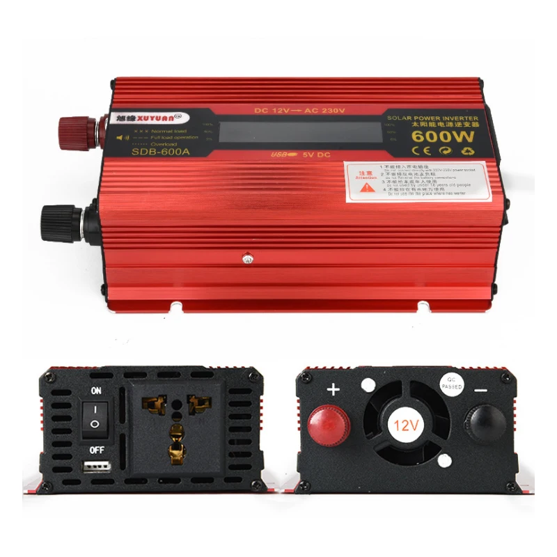 

Inverter, DC12v/24V to 220v Inverter with Display Converter
