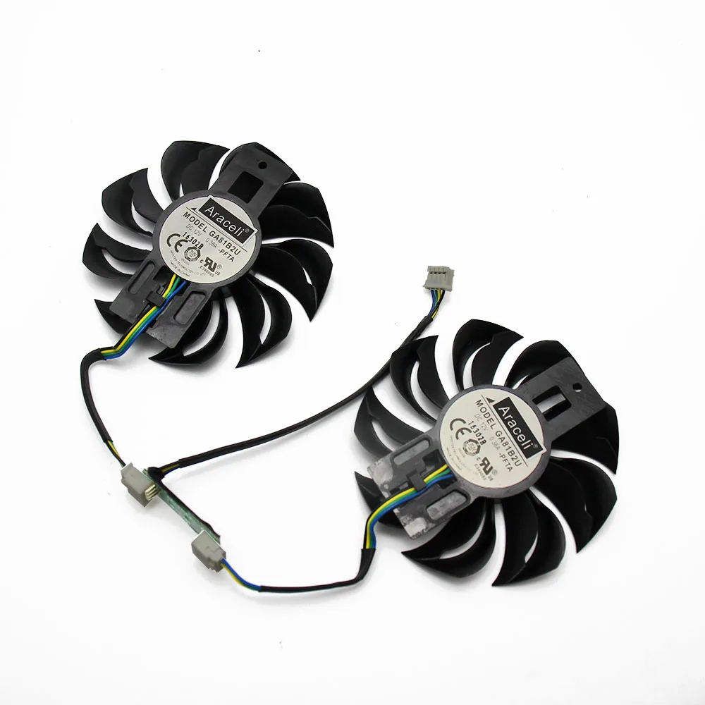 Вентилятор для видеокарты PowerColor Red Dragon Radeon RX 560 16CU 2 ГБ GDDR5 OC RX560 охлаждающий кулер
