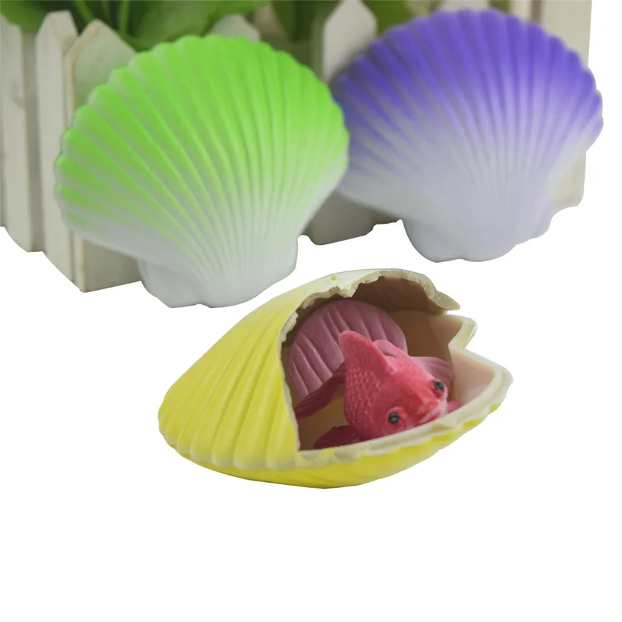 

2017 # Random Color Magic Water Growing Shell Hatching Colorful Tropical Fish Grow Shells Toy