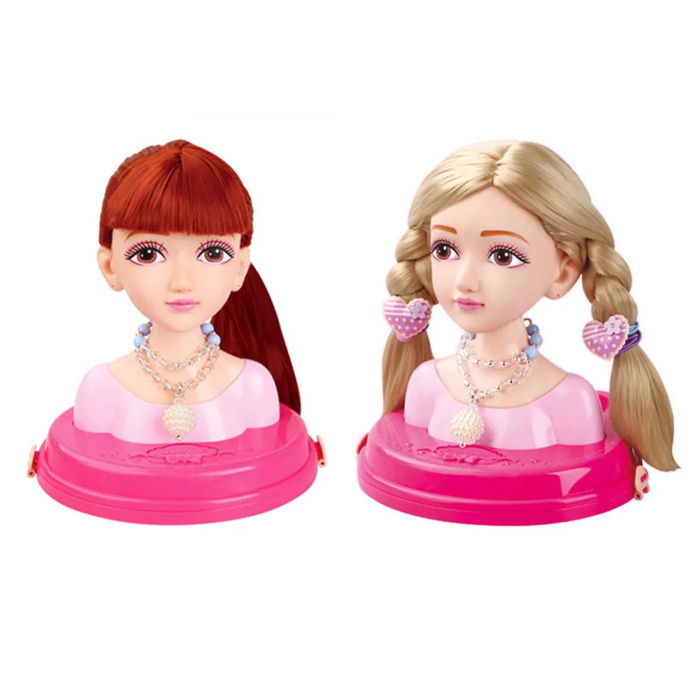 

Sweet Baby Dolls Stylish Hair Stylist Doll Makeup Headwear Hair Braiding Practice Kids Girls' Toys