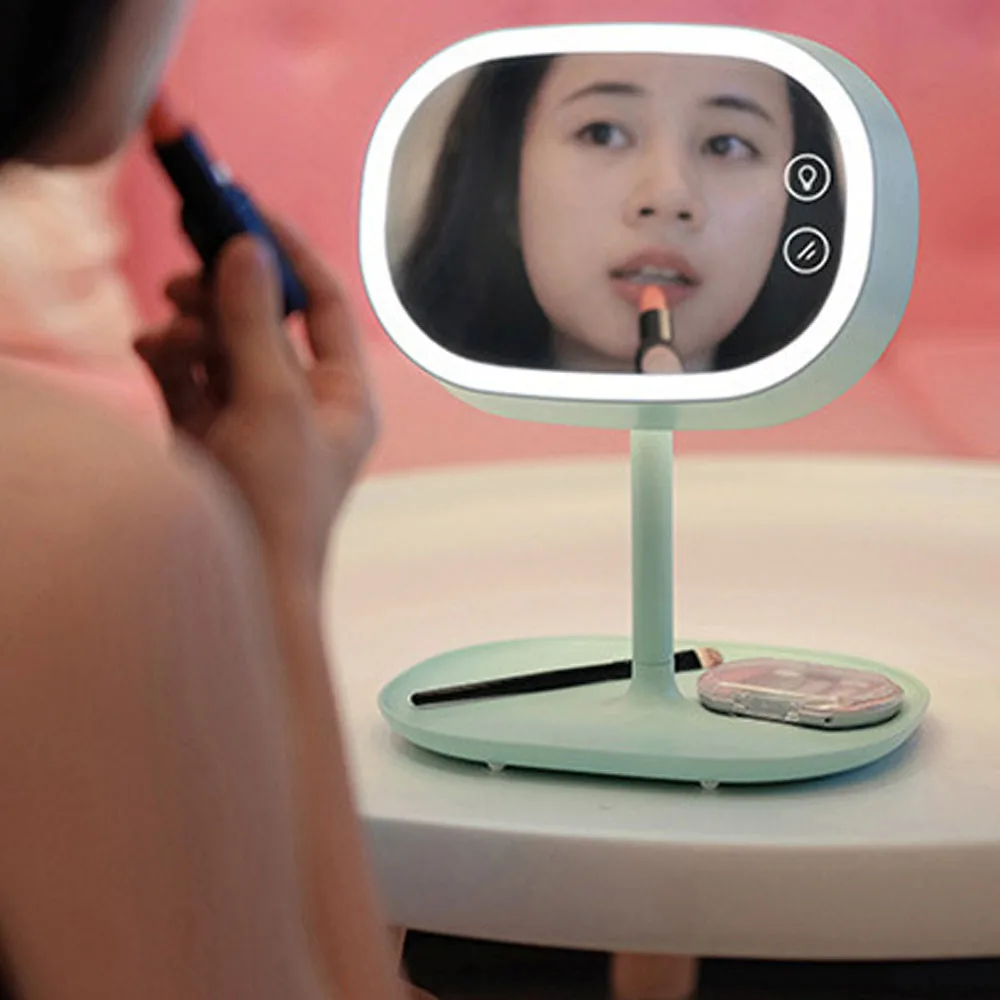 HoneyFly Touch Screen Makeup LED Mirror Lamp DC5V 1A LED Night Light