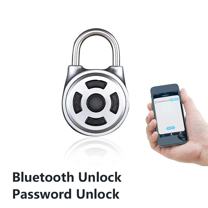 RAYKUBE замок с Bluetooth управлением APP/пароль код разблокировки электронный замок для двери/коробки/багажа/шкафа/велосипеда
