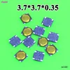 Cltgxdd-Interruptor táctil SMT SMD, pulsador de membrana táctil, SPST-NO, resistente al agua, para horno microondas, 50 Uds., 3,7x3,7x0,35mm ► Foto 1/4