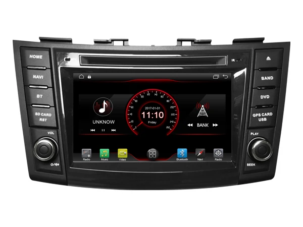 Perfect WITSON Android 9.1 car dvd GPS player For SUZUKI SWIFT 2011-2015 Mirror Link for Android Mobile+iPhone 1080P HD Video 1