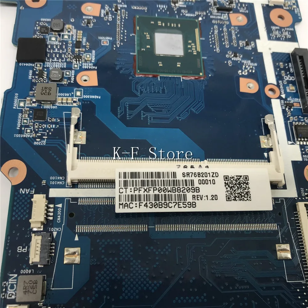  KaiFull 814050-001 for HP Pavilion 14 14-AC159NR laptop motherboard SR29H N3050 CPU 4GB memory SKIT