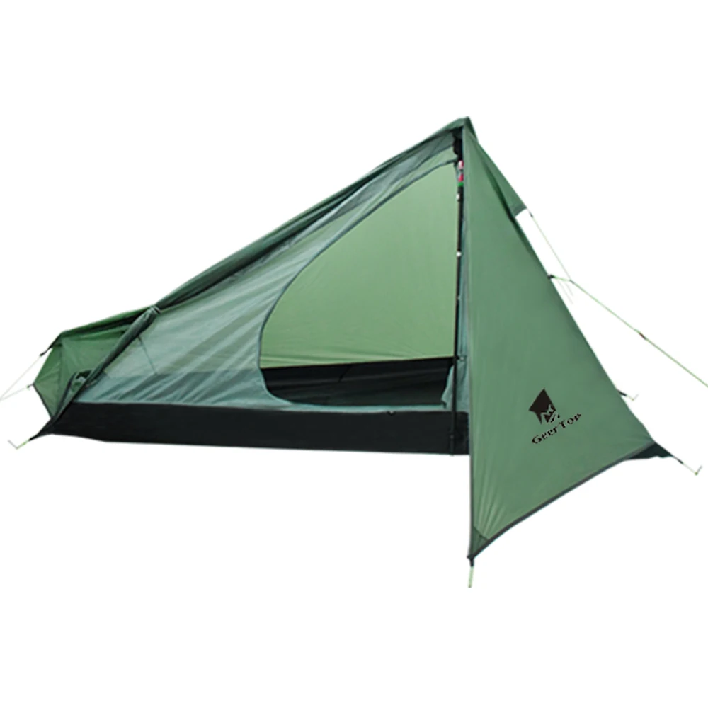 

GeerTop 20D Ultralight Camping Backpacking Tent One Person 3 Season Lightweight Tent for Hiking Climbing Outdoor (Exclude Poles)