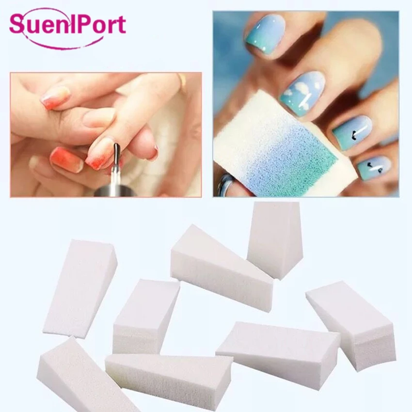 Sune l Port 10 шт. губка для ногтей буферный цвет изменяемый искусственный макияж