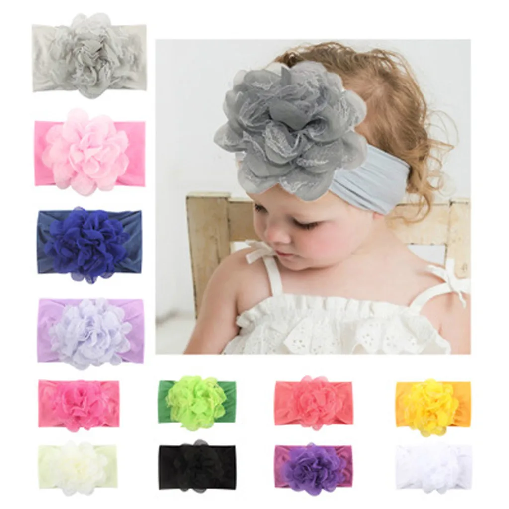 

MUQGEW baby headband Girls Baby Toddler Princess Lace Floral Headband Hair Band Accessories Headwear fascia capelli neonata