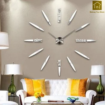 

Oversized Simple Creative Decorative Clock Wood Retro Modern Wooden Wall Clock Relogio Parede Turntable Needles Clocks WKP121