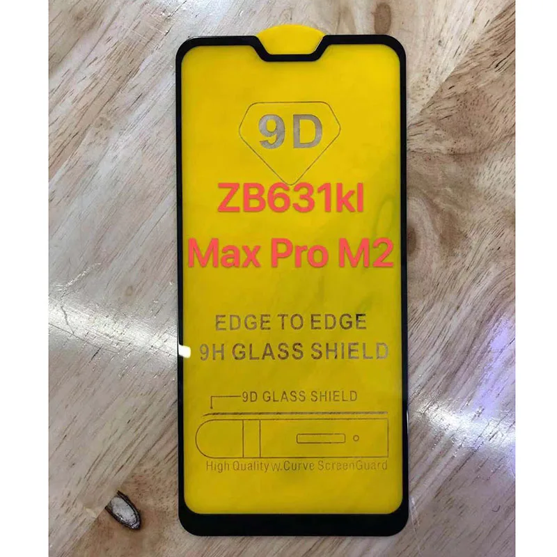 

9D Tempered Glass for ASUS Zenfone Max Pro (M2) ZB631KL ZB633KL Full Cover Screen Protector for zenfone max m1 zb601kl Lite L1