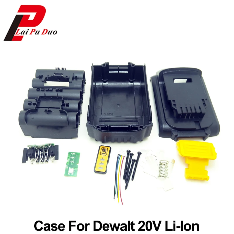 

Battery Replacement Plastic Case For DeWalt 20V DCB201,DCB203,DCB204,DCB200 18V Li-ion Battery Cover Parts