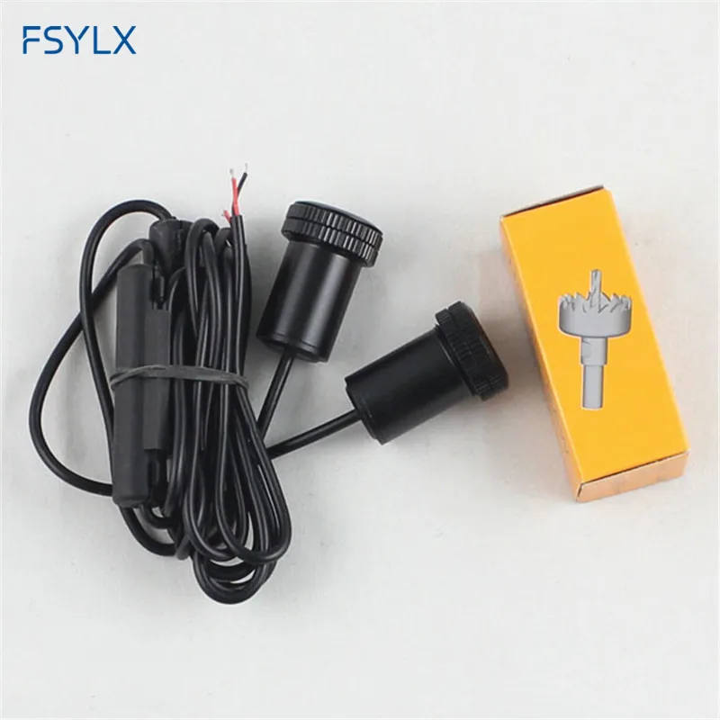 

FSYLX LED Car door Courtesy laser projector LED Logo Ghost Shadow light for TOYOTA Prado Camry Reiz Sienna prius corolla yaris