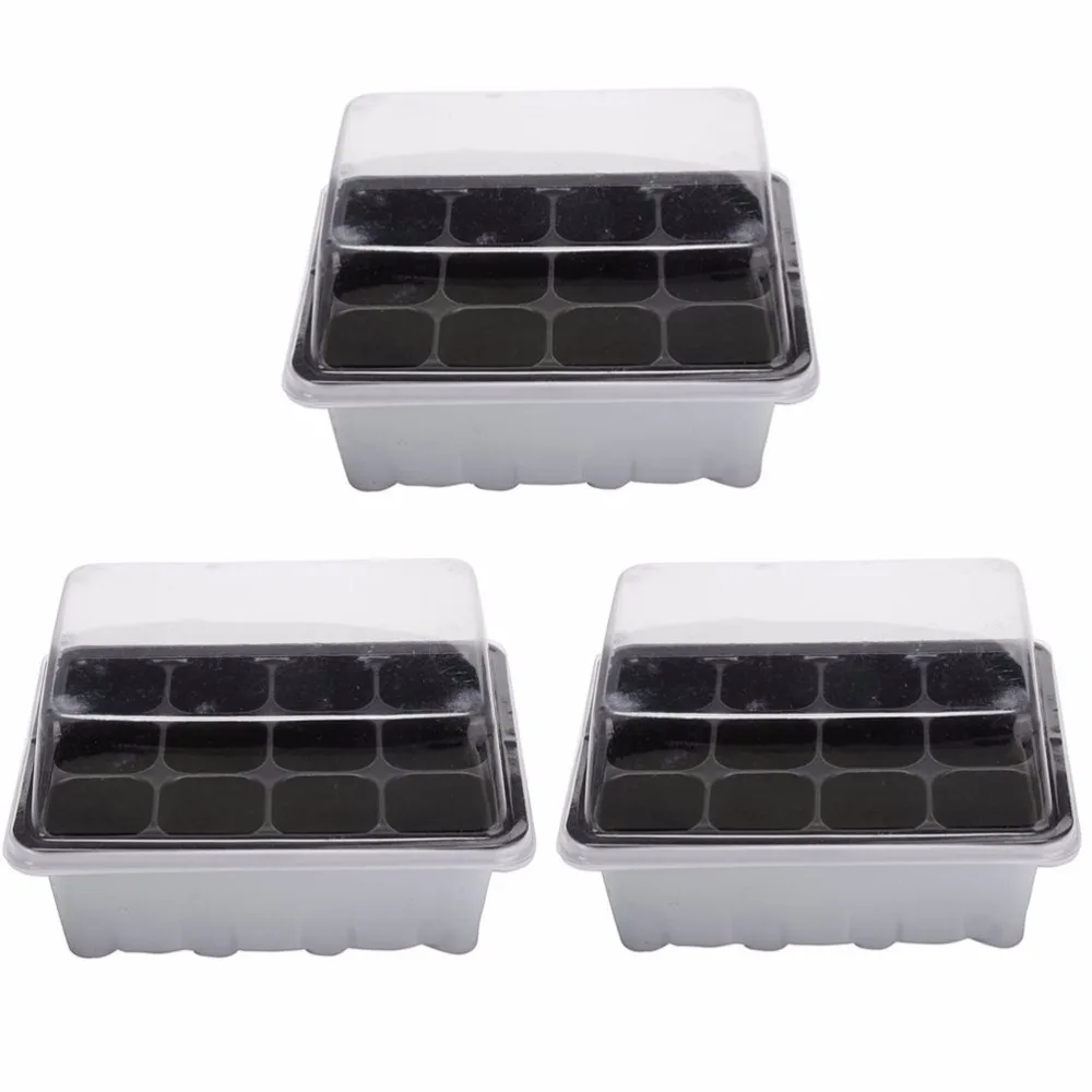 Seed Seedling Trays Plastic Nursery Tray With Lid Bandeja Soporte