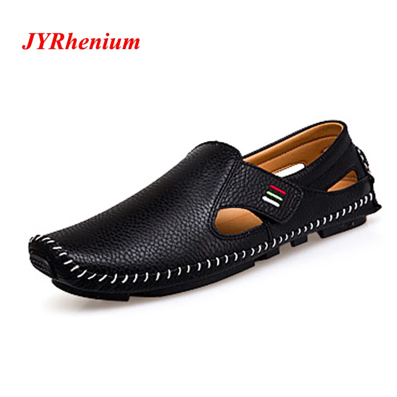 

JYRhenium Big Size 37-47 Soft Moccasins Men Loafers High Quality Leather Driving Shoes chaussure ete homme Middle East Exclusive