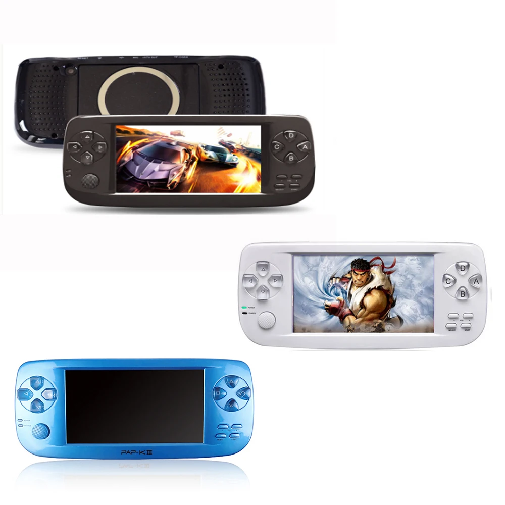 2PCS 4 3 inch 64Bit PAP K3 Built in 1300 no repeat font b game b