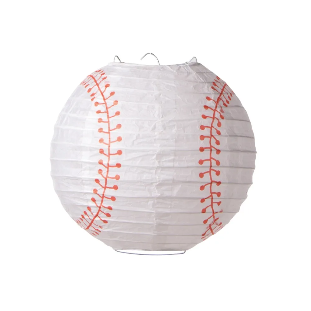 1 шт. 8 "(20 см) бейсбольная бумага фонарь для спорта тема Baby Shower взрослый ребенок день рождения Вечеринка рождественские украшения для дома 2019