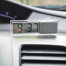 Новые прочные высококачественные электронные часы на присоске цифровой ЖК-Дисплей Точный модный крутой портативный для дома и автомобиля#296063