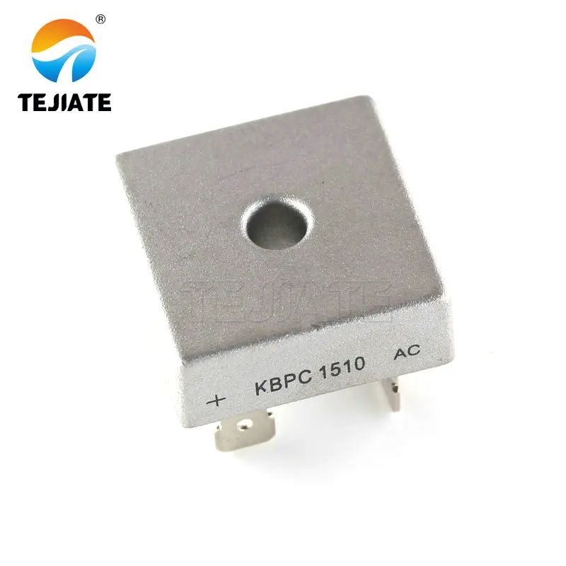 2Pcs KBPC1510 Bridge Rectifier Diode 15A 1000V KBPC 1510 Single Phase Full Wave 15 Amp 1000 Volt Electronic Silicon