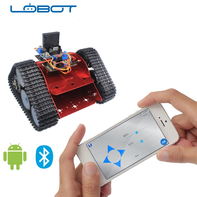 LOBOT робот Arduino дистанционного Управление гусеничная машина шасси Caterpillar