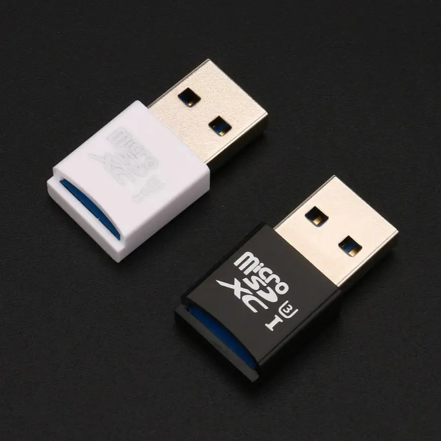 Высокоскоростной мини USB 2,0 Micro SD TF T-flash считыватель карт памяти адаптер l0718 #2