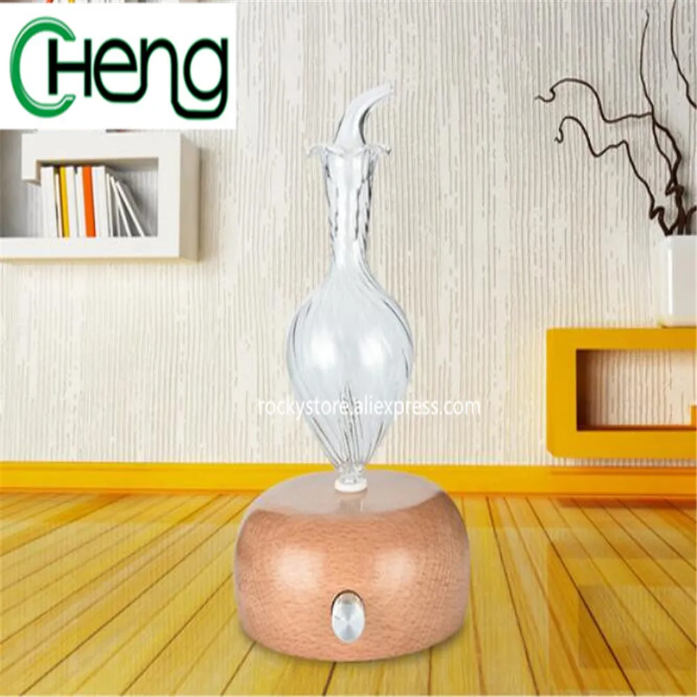 

Brand new Portable LED lights wood grain expansion machine negative ion oil diffuser humidifier aromatherapy machine for home
