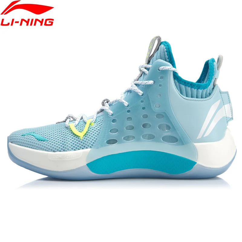 Li-Ning/Мужская Профессиональная баскетбольная обувь SONIC VII; CJ McCollum; светильник из пеноматериала; спортивная обувь с дышащей подкладкой; кроссовки; ABAP019 SAMJ19