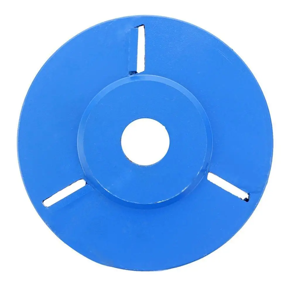 

90MM Flat Teeth Woodworking Turbo Tea Tray Milling Cutter Digging Wooden Material Carving Tool for 16MM Aperture Angle Grinder
