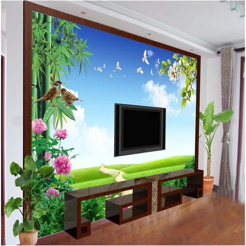 

3d stereoscopic sights murals Europe TV backdrop wallpaper living room bedroom murals wallpaper for walls 3 dwall paper