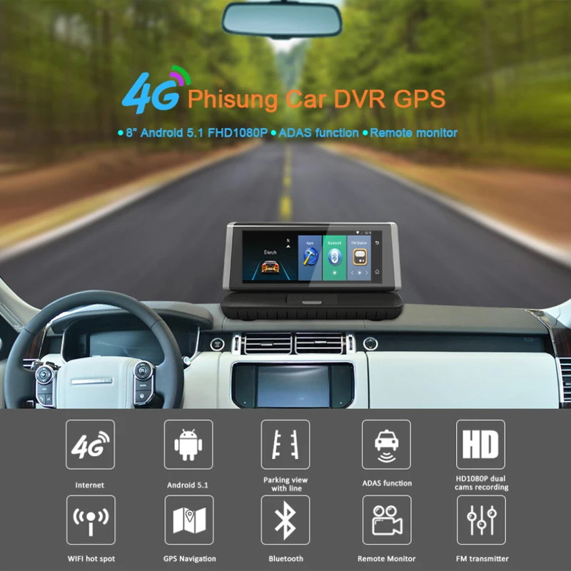 Carcam android gps dashboard. Видеорегистратор adas 1080p, wifi. видеорегистратор android hd 1080p dash cam. bluavido корейский видеорегистратор 8 в 1 с радар-детектором. android 8,1 4g dash cam adas gps wifi автомобильный видеорегистратор.