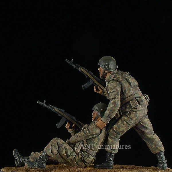 1/35 офицерами Spetsnaz из FSB. Русский набор солдат смолы GK Современная военная тема без