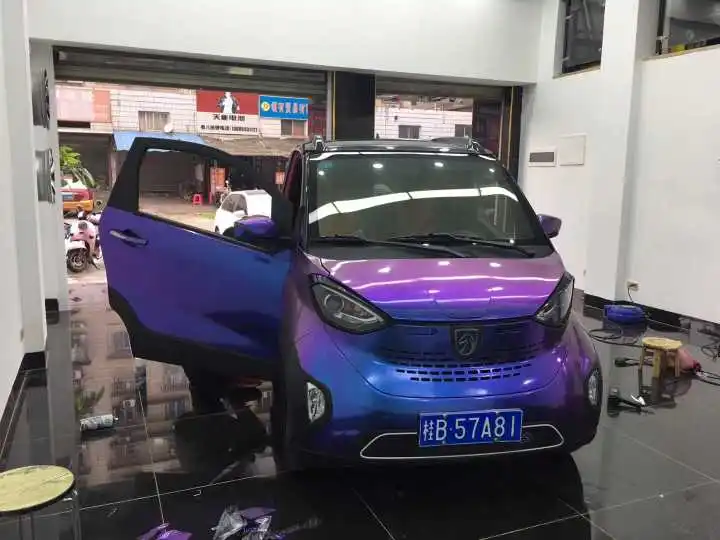 50*150 см фиолетово красная глянцевая Защитная пленка для кузова автомобиля ПВХ