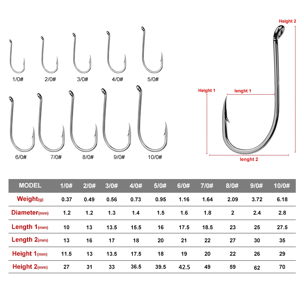 50 шт./лот рыболовный крючок 1/0#-6/0#8299 серия Осьминог HC-72A Высокоуглеродистая сталь Карп Anzol рыболовный крючок морская вода Pesca рыболовный крючок