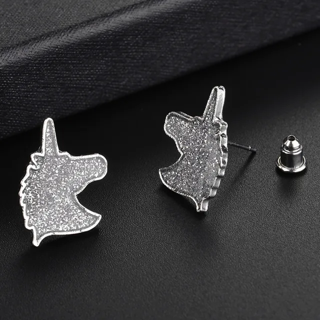 Charming Crystal Unicorn Earrings