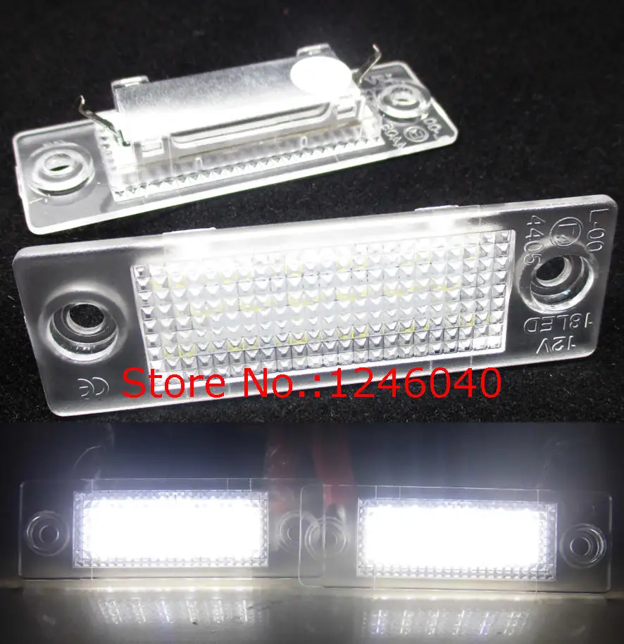 2PCSLicense number plate light for VW Golf Plus Passat B5 B6 Combi