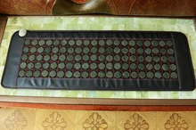 Hot selling korea health care jade mattress heating health jade mattress sleeping tourmaline mat free gift eye cover 50*150CM